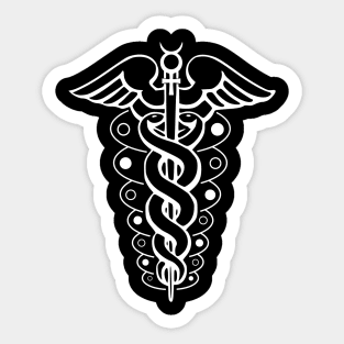 Staff of Hermes - Caduceus Sticker